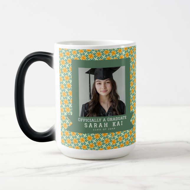 Mug Magic Motif Aztec Gras Diplômé de dernière année (Gauche)