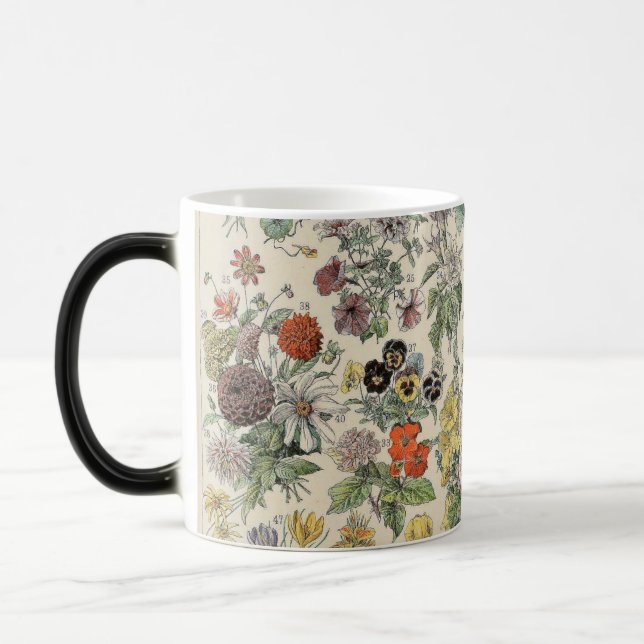 Mug Magic Motif botanique vintage (Gauche)