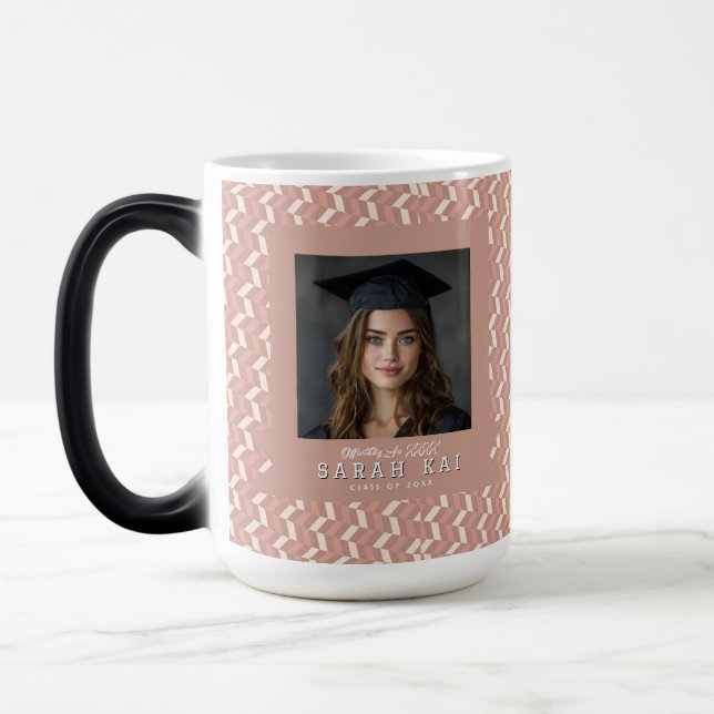 Mug Magic Motif Chevron Unique Diplômé de l'Université (Gauche)