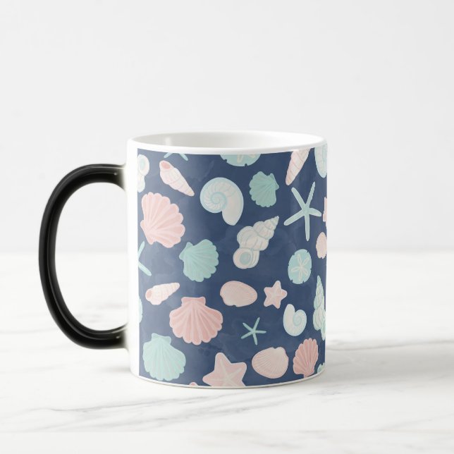 Mug Magic motif de coquillages (Gauche)