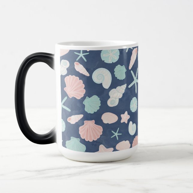 Mug Magic motif de coquillages (Gauche)