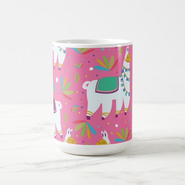 Mug Magic Motif de lama mignon (Centre)