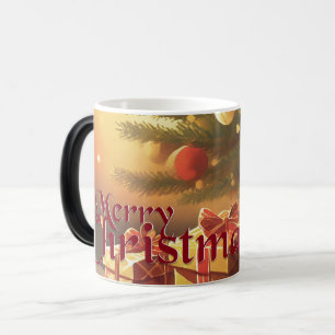 Mug Magic Motif de Noël, avec des cadeaux sous l'arbre de No