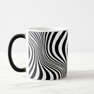 Mug Magic Motif de texture d'impression de peau de zèbre