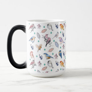 Mug Magic Motif des oiseaux de printemps