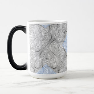 Mug Magic Motif filaire 08,B Blanc BG