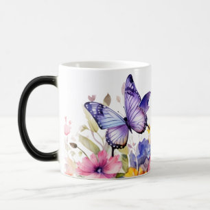 Mug Magic Motif fleur papillon