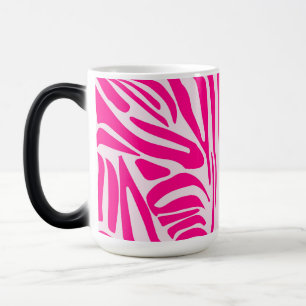 Mug Magic Motif imprimé zèbre rose