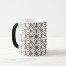 Motif ornemental géométrique gris élégant