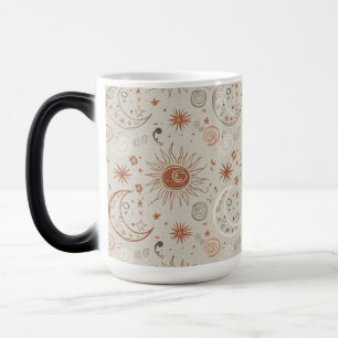 Mug Magic Motif Soleil et Lune Bohème