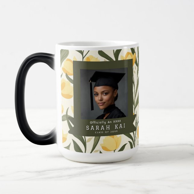 Mug Magic Motif Tulipe Classique Diplômé (Gauche)