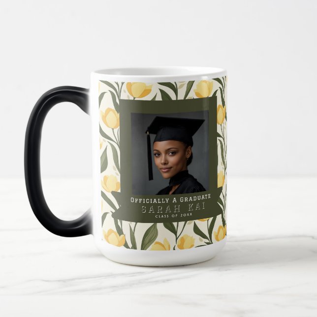 Mug Magic Motif Tulipe Classique Diplômé (Gauche)