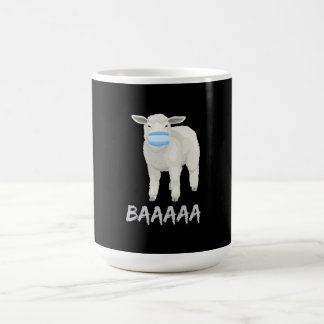 Mug Magic mouton de masque | Mouflon drôle avec masque facia
