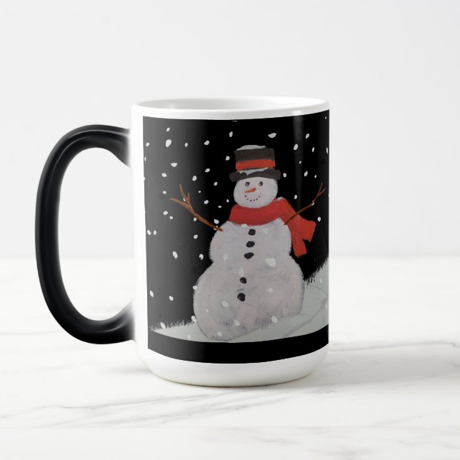 Mug Magic Mug. Neiges dans la neige nocturne (Gauche)