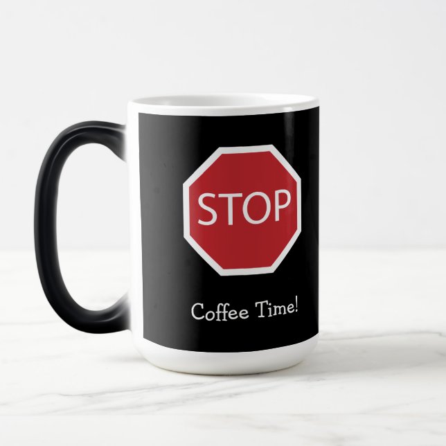 Mug Magic Musique à café personnalisée (Gauche)