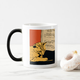 Mug Magic Musique de chats de piano AZI