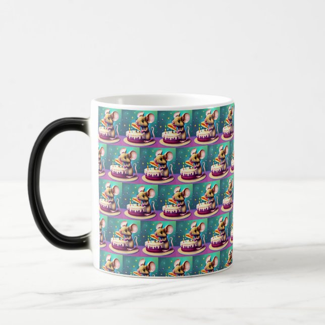 Mug Magic Musique de souris d'anniversaire (Gauche)
