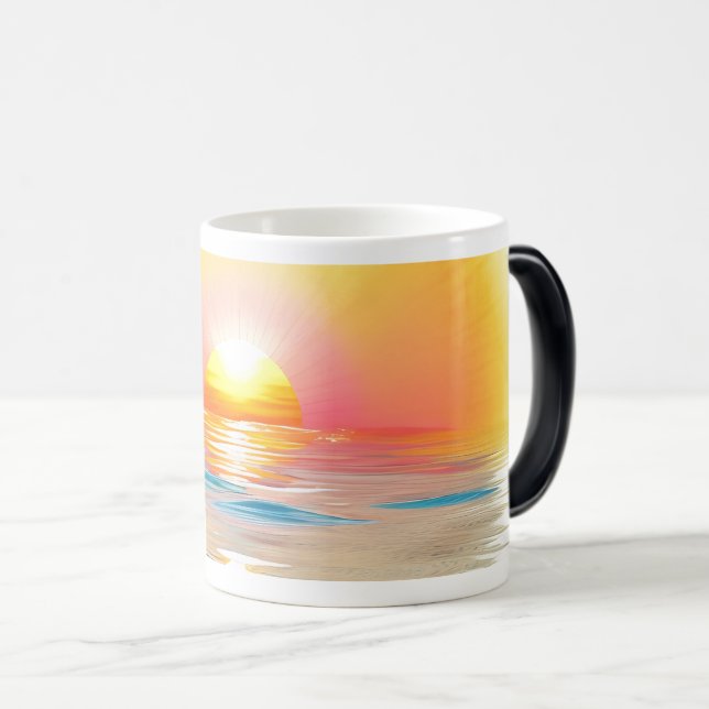Mug Magic Musique du coucher de soleil de Boho (Devant droit)