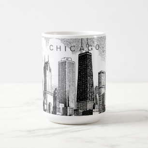 Mug Magic Musique Skyline de Chicago