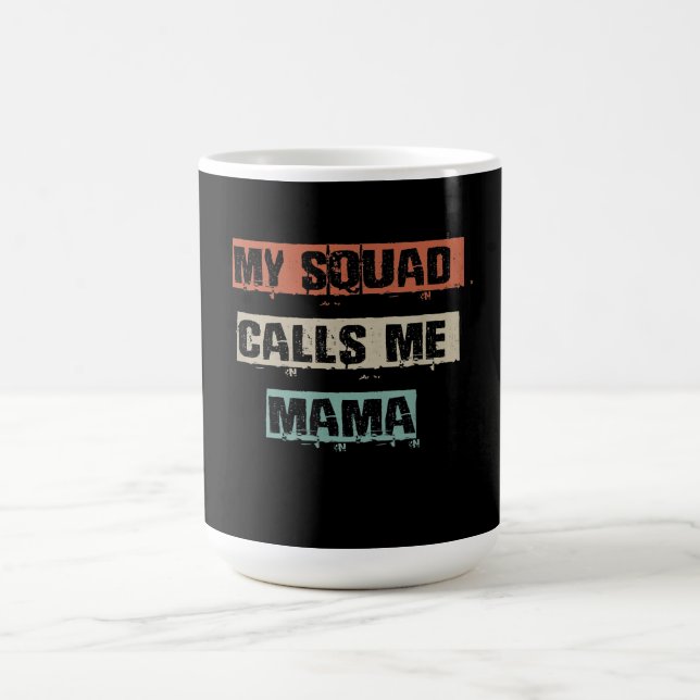 Mug Magic My Squad Calls Me Mama Funny Workout Gym (Centre)