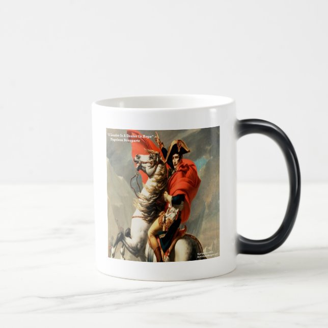 Mug Magic Napoléon & citation "dirigeant" (Droite)