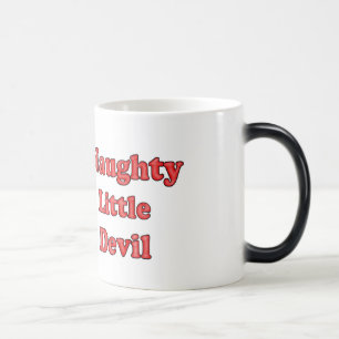 Mug Magic Naughty Little Devil avec texte