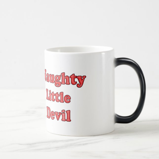 Mug Magic Naughty Little Devil avec texte (Droite)