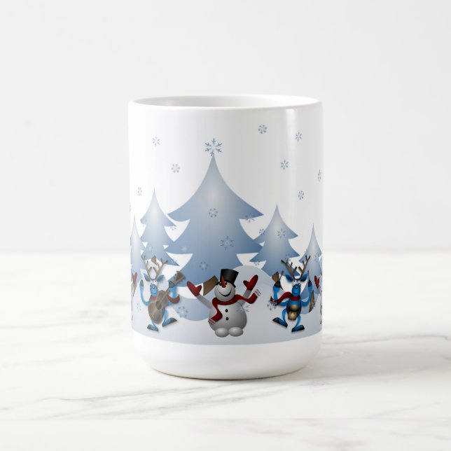 Mug Magic Neiges, arbres de Noël et neige (Centre)