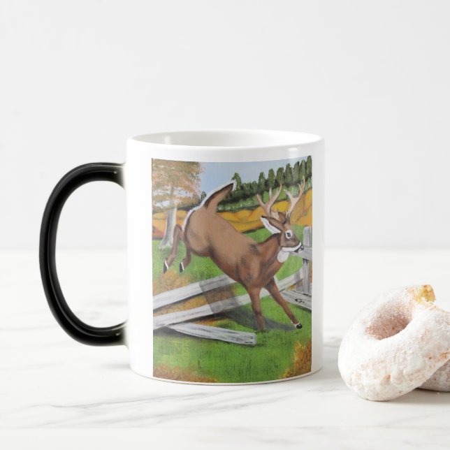 Mug Magic NEPA White Tail Deer par JML (Avec donut)
