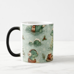 Mug Magic Nessie de Noël Monstre du Loch Ness Confortable Cr