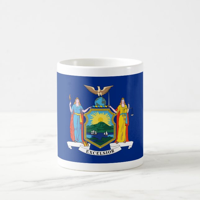 Mug Magic New York : l'Empire State, Drapeau de la grosse po (Centre)