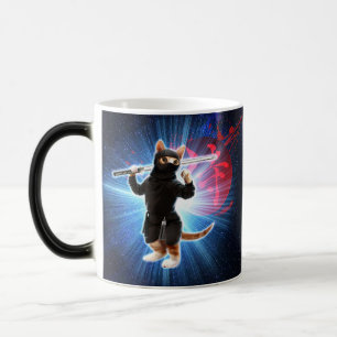 Mug Magic Ninja Chat dans l'espace.