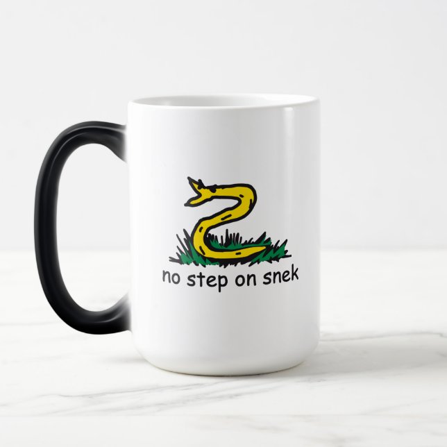 Mug Magic No step on snek memes (Gauche)
