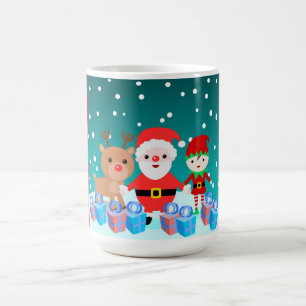 MUG MAGIC NOËL AVEC PÈRE NOËL ET SES AMIS