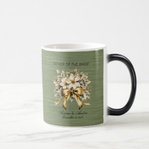 Mug Magic Noël Blanc framboise Père de la mariée