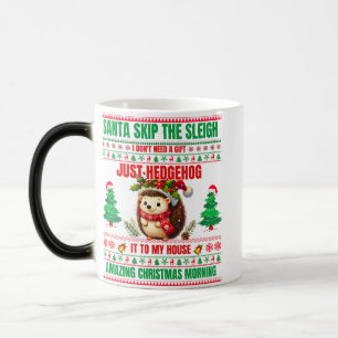 Mug Magic Noël Joyeux Noël Pour Hérisson Cadeau