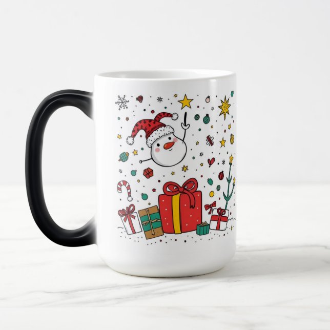 Mug Magic Noël personnalisé (Gauche)