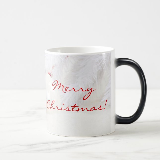 Mug Magic Noël Rouge et blanc Joyeux Noël (Droite)