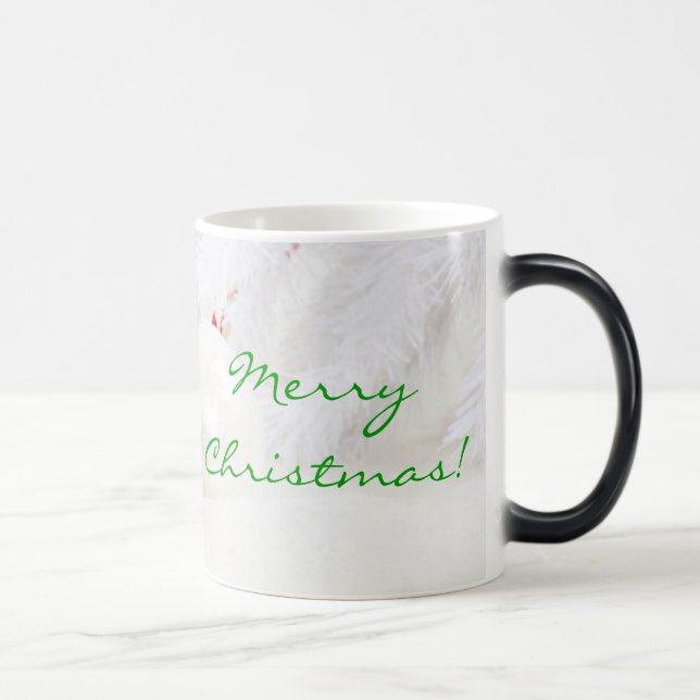 Mug Magic Noël Rouge et blanc Joyeux Noël I (Droite)