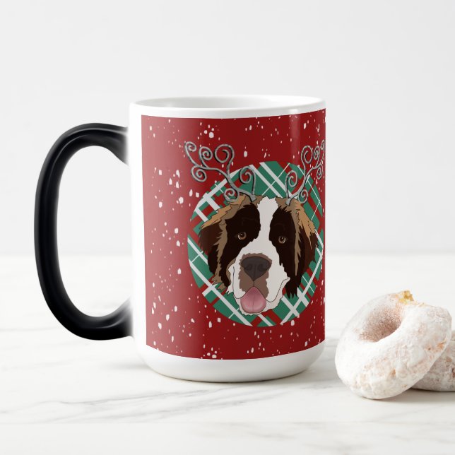 Mug Magic Noël Saint Bernard (Avec donut)