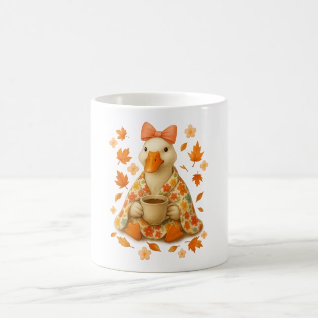 Mug Magic Nœud Coquette d'Oie avec Couverture Café  Vibratio (Centre)