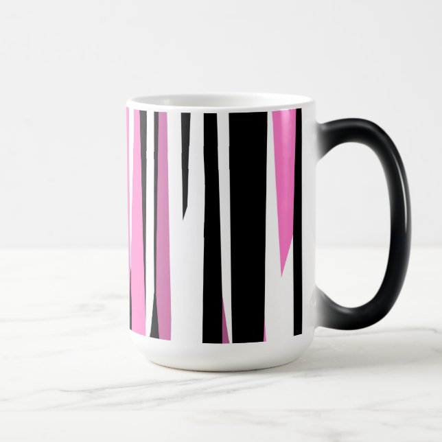 Mug Magic Noir rose et blanc (Droite)