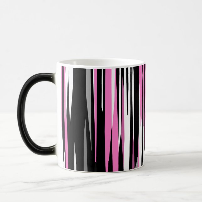 Mug Magic Noir rose et blanc (Gauche)