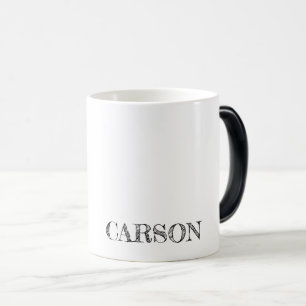 Mug Magic NOM Bureau de typographie maison main dessinée mod