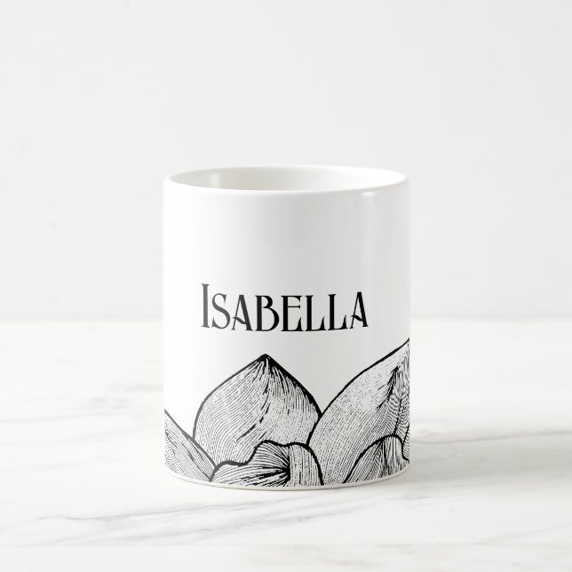 Mug Magic Nom personnalisé "Isabella" Couleur Magique (Centre)