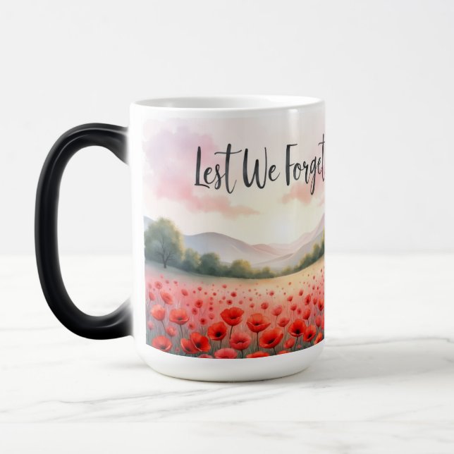 Mug Magic N'oublions jamais - Jour des vétérans (Gauche)