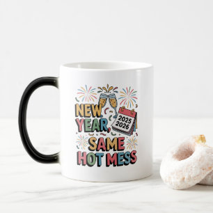 Mug Magic Nouvelle Année, Même Bordel Drôle (Nouvel An Drôle