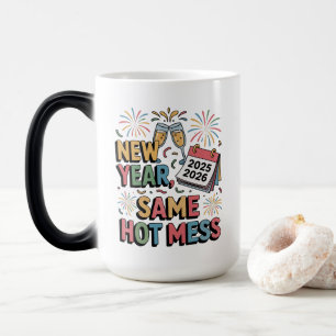 Mug Magic Nouvelle Année, Même Bordel Drôle (Nouvel An Drôle