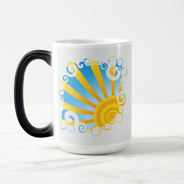 Mug Magic Nuages Tourbillonnants Sur Éclat de Soleil (Gauche)