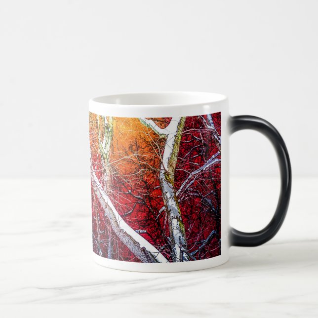 Mug Magic Nuit d'hiver rouge (Droite)